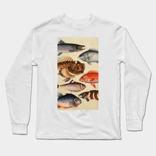 My Lucky Fishing Costume - Freshwater Fish Bass Long Sleeve T-Shirt